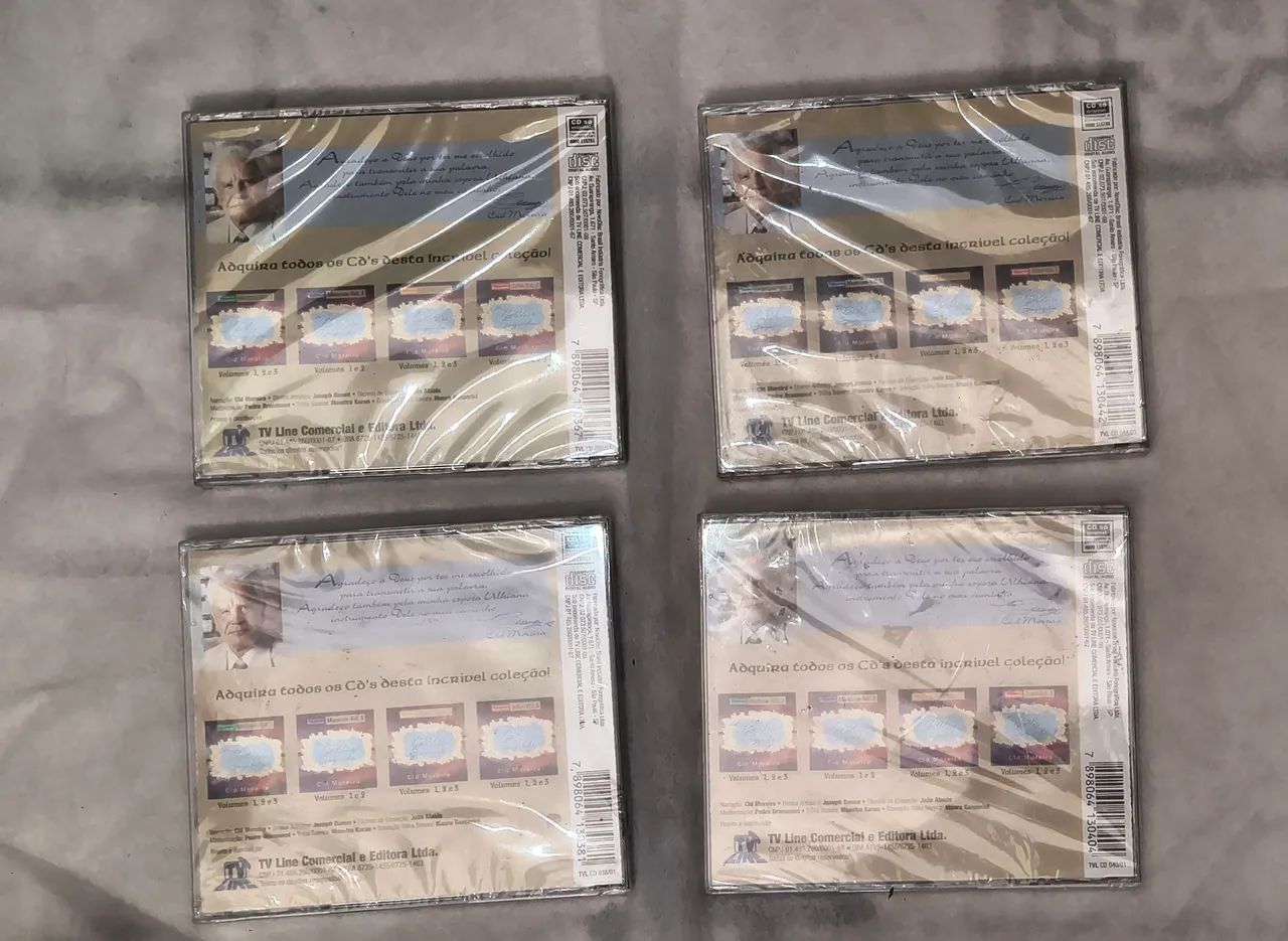04 CD's A BIBLIA SAGRADA LACRADOS (narrado por CID MOREIRA) - CDs