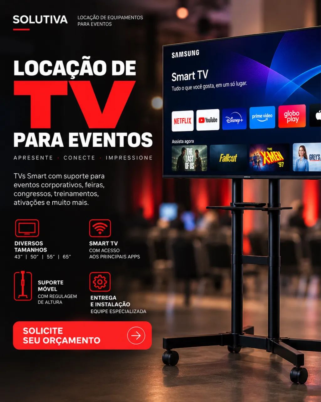 Aluguel de TV para Eventos 