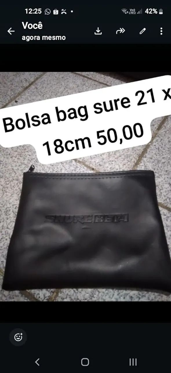 Bolsa bag shure