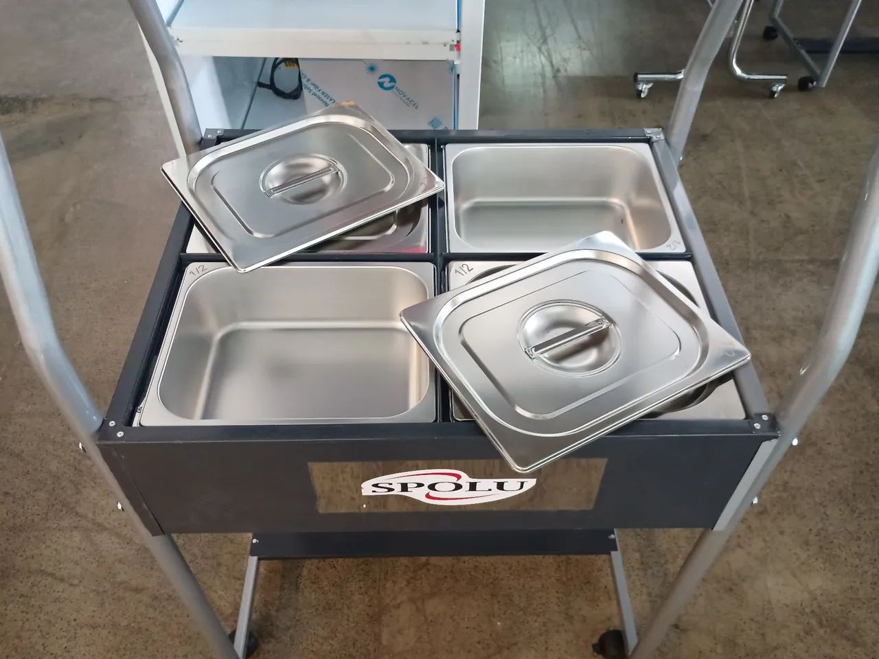 Buffet Térmico Self-Service 4 Cubas 220V - Spolu - Foto 3