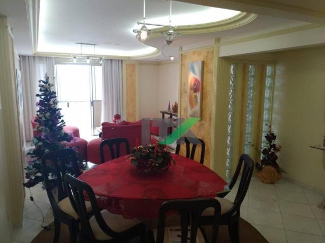 Apartamento frente mar 3 dormitórios + dependência à venda, 208 m² por r$ 1.600.000 - cent - Foto 4