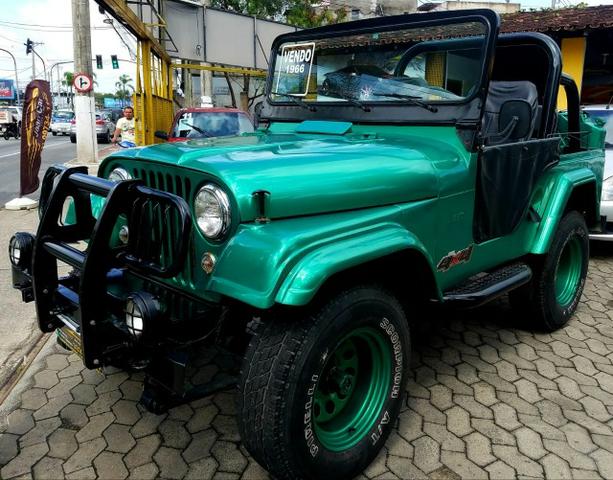 Jeep Willys 4x4 gasolina 1966/66. Muito novo. Raridade! Confira! - Foto 8