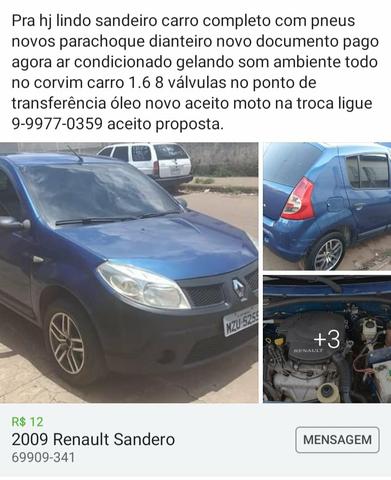 Pra Hoje Renault sandero ACEITO MOTO * - Foto 3