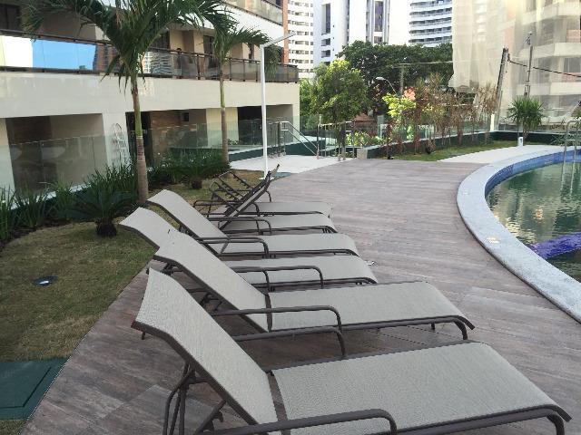 Apto Novo Cocó c/ 147m²- 3 Suítes - 3 Vagas - Lazer completo - Andar Alto- Perto de Tudo - Foto 3