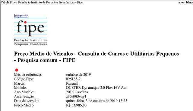 Duster Dynamique 2.0 16V Aut. 2016 Completa Impecável! - Foto 13
