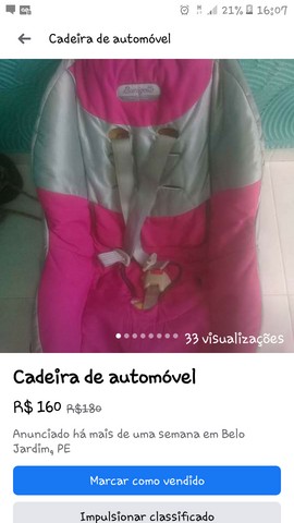 Cadeira Infantil Veiculo - Foto 3