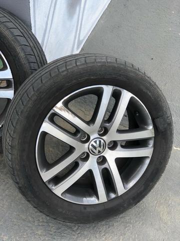 Jogo de rodas Atlanta 16 - do Jetta 2015 - 5x112 - Foto 4