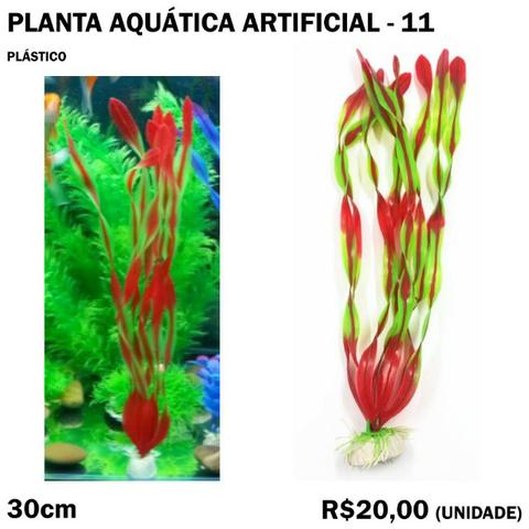 Planta Aquática Artificial - Modelo 11 - 30cm
