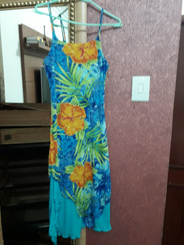 Vestido estampado de malha