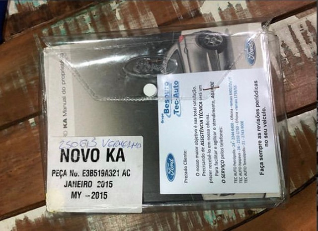 Manual carro Ford ka