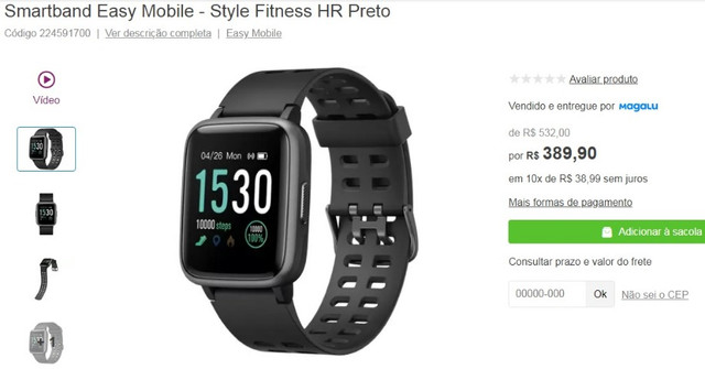 smart wristband style fit hr