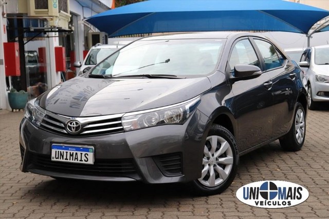LINDO TOYOTA COROLLA 1.8 GLI AUTOMATICO 2017 CINZA, ESTADO DE CONSERVAÇÃO ZERADO!