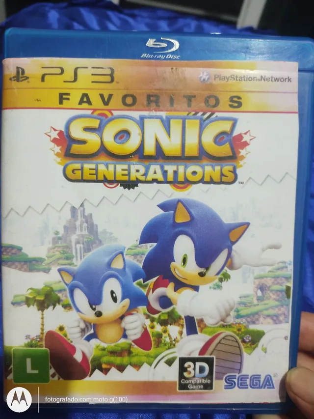 Jogo Mídia Física Sonic The Hedgehog Sega Ps3 Playstation 3 na