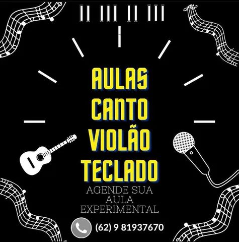 Aulas de canto , violão , teclado - Instrumentos musicais - Jardim América,  Goiânia 1250697960