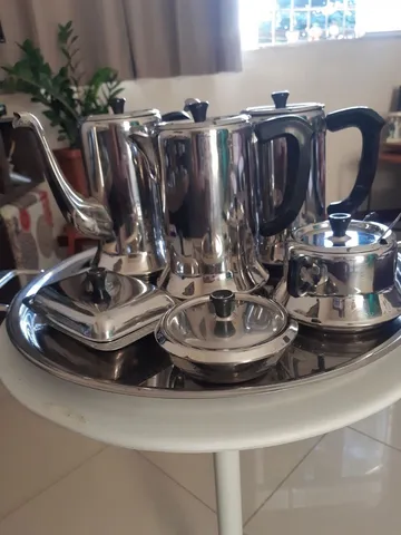 Jogo de cha inox  +49 anúncios na OLX Brasil