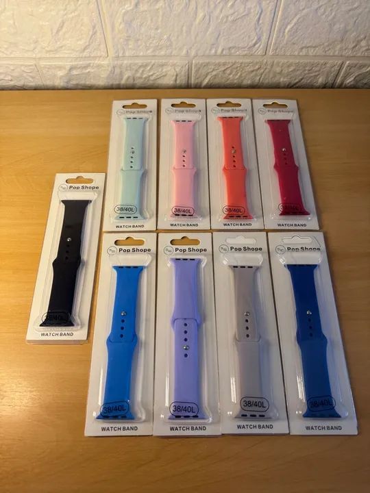 Pulseira de silicone para Apple Watch 38/40/41mm 