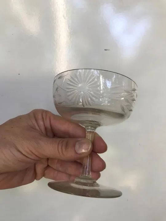 Taças antigas para champanhe ou sobremesa - Foto 4