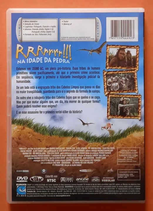 Dvd Na Idade da Pedra - Alain Chabat (Capa Simples) - Foto 2