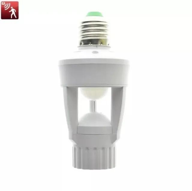 Sensor de presença Para Lâmpada E27 - Foto 3