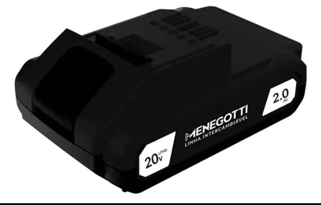 Parafusadeira/furadeira com impacto 20V 2.0Ah - Menegotti - Foto 3