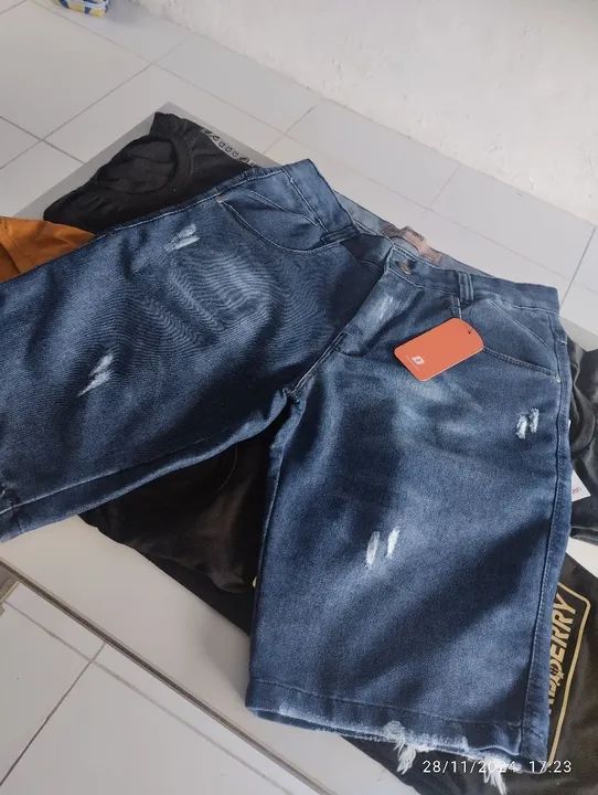 Bermudas jeans vários tamanhos 