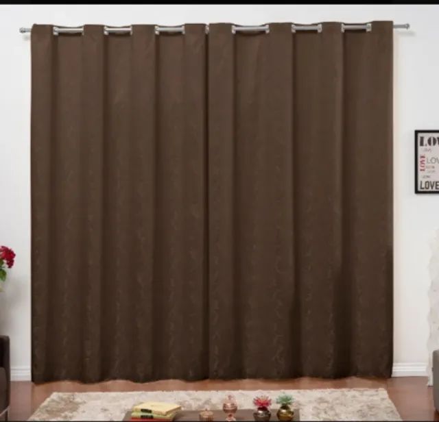 Cortinas tecido jacquard Apartir R$ 89,90 - Foto 4