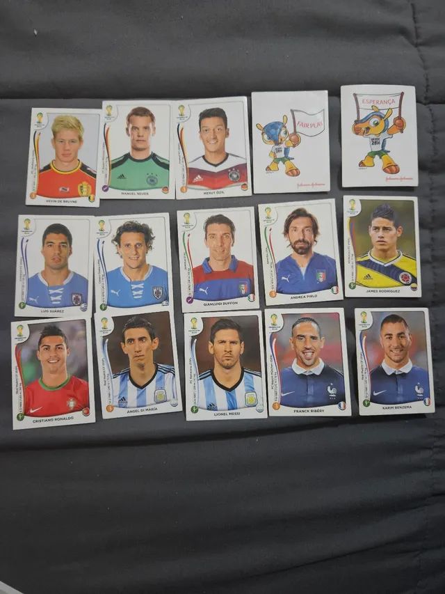 Figurinhas copa do mundo 2014
