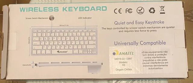 Mini Teclado bluetooth sem fio - Foto 3