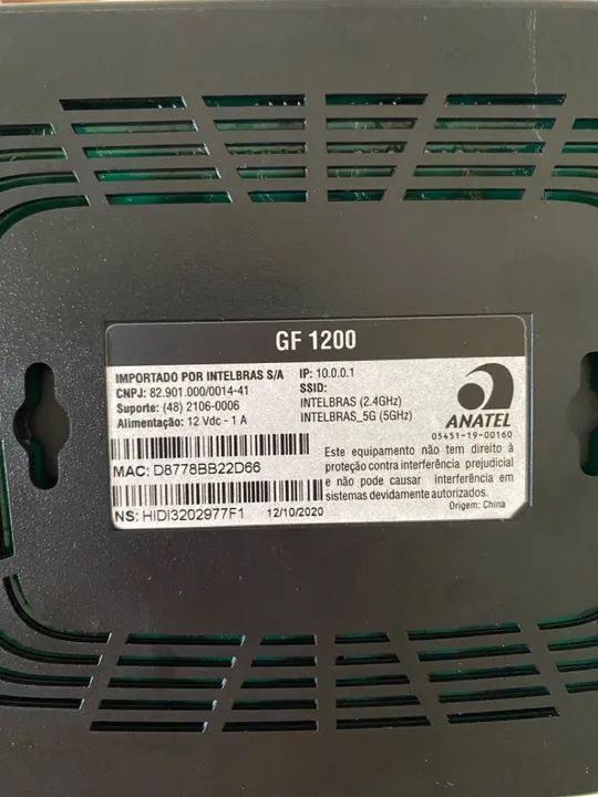 Roteador Intelbras Wireless 5G GF1200 - Foto 4