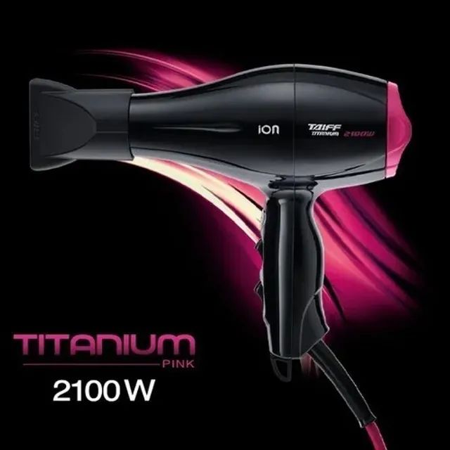 Secador de Cabelo Taiff Titanium Pink 2100w 127v