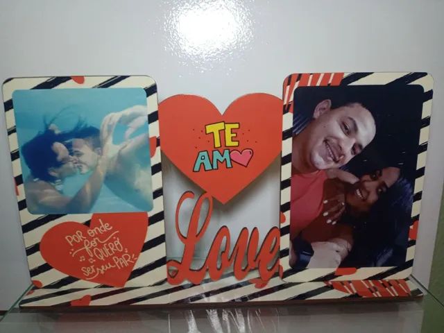 Porta Retratos Duplo Love