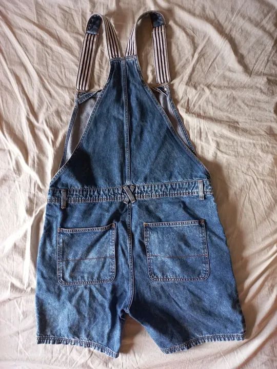 MACACÃO JARDINEIRA JEANS  - Foto 2