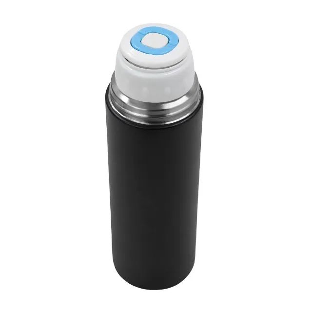 Garrafa Térmica 3 Copos Aço Inox Squeeze 500ml Cores - Foto 4