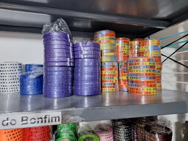 Kit com 100 fitas Senhor do Bonfim da Bahia  - Foto 2