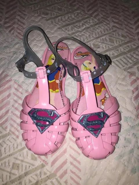 Sandália Infantil Super Girl Grendene - Foto 2