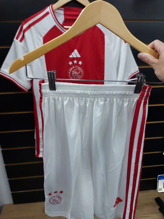 Conjunto do Ajax - Camisa e bermuda "M"
