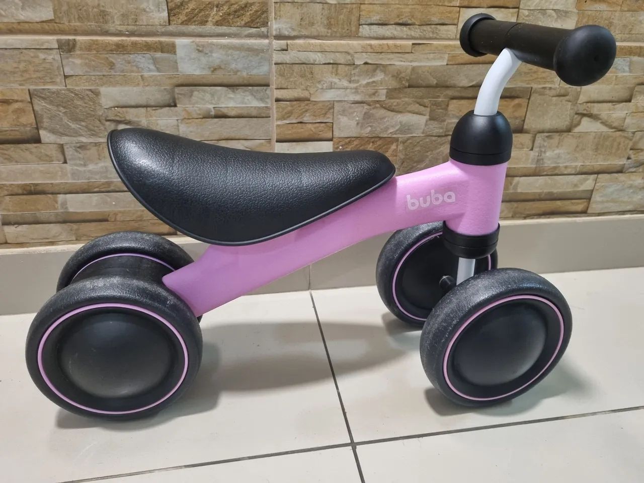 Mini Bike Infantil Rosa Buba