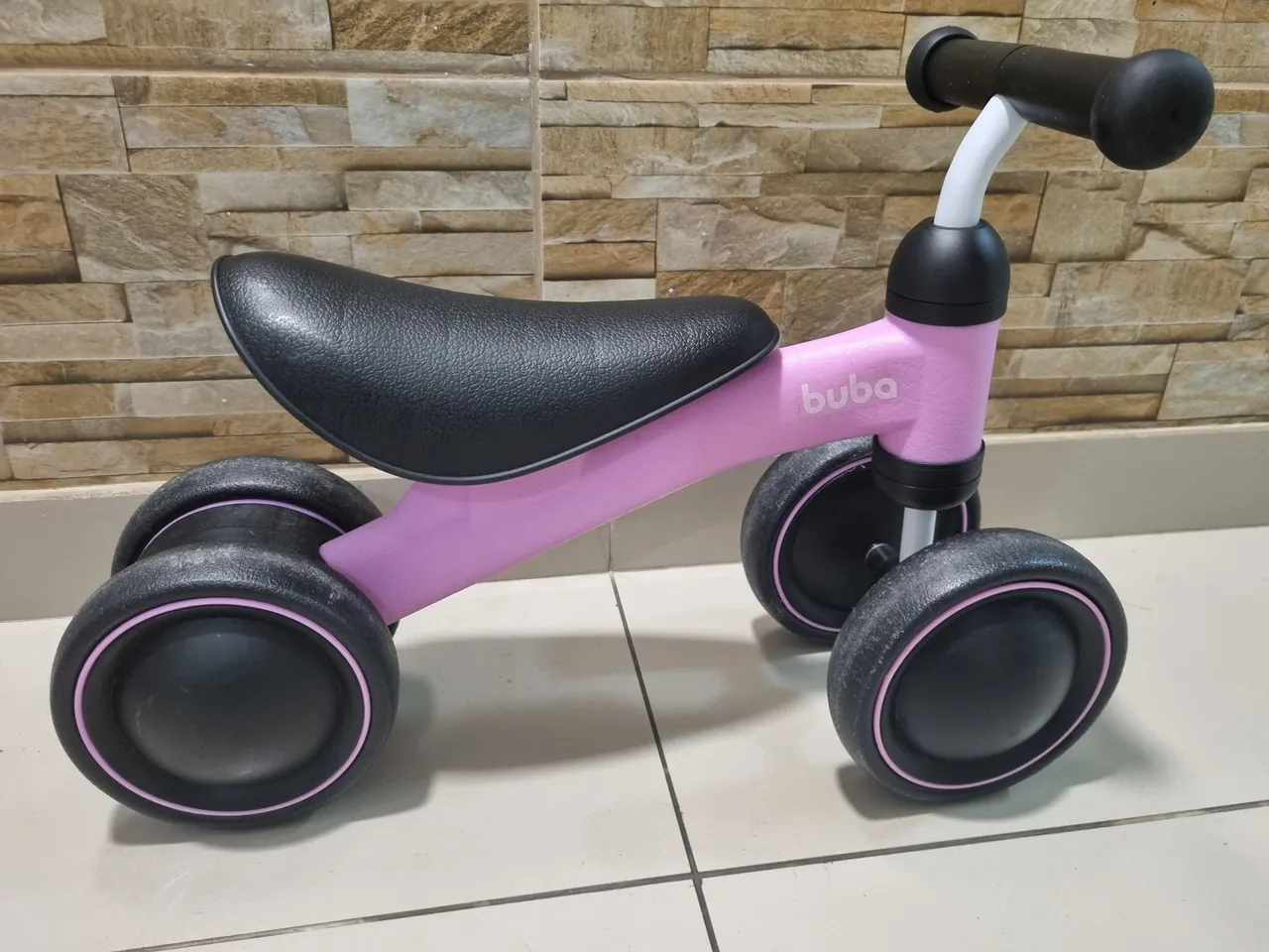 Mini Bike Infantil Rosa Buba