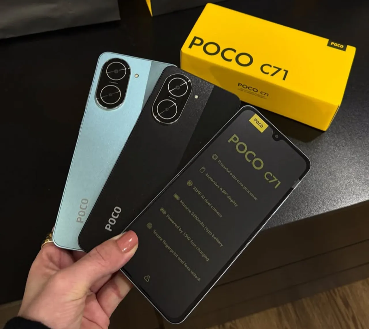 Celular Poco c71 128GB 04GB RAM Lacrado Capinha Película + Custo Benefício