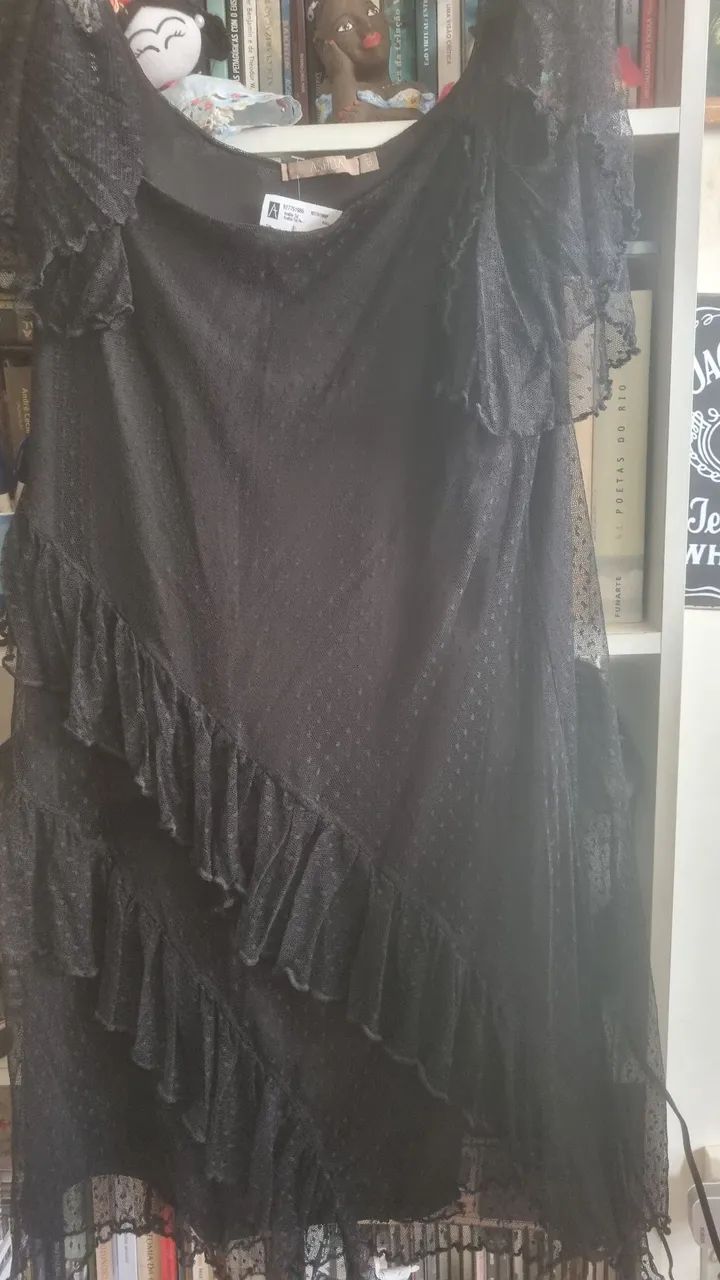 Vestido de renda preto Ashlua G1 - Foto 5