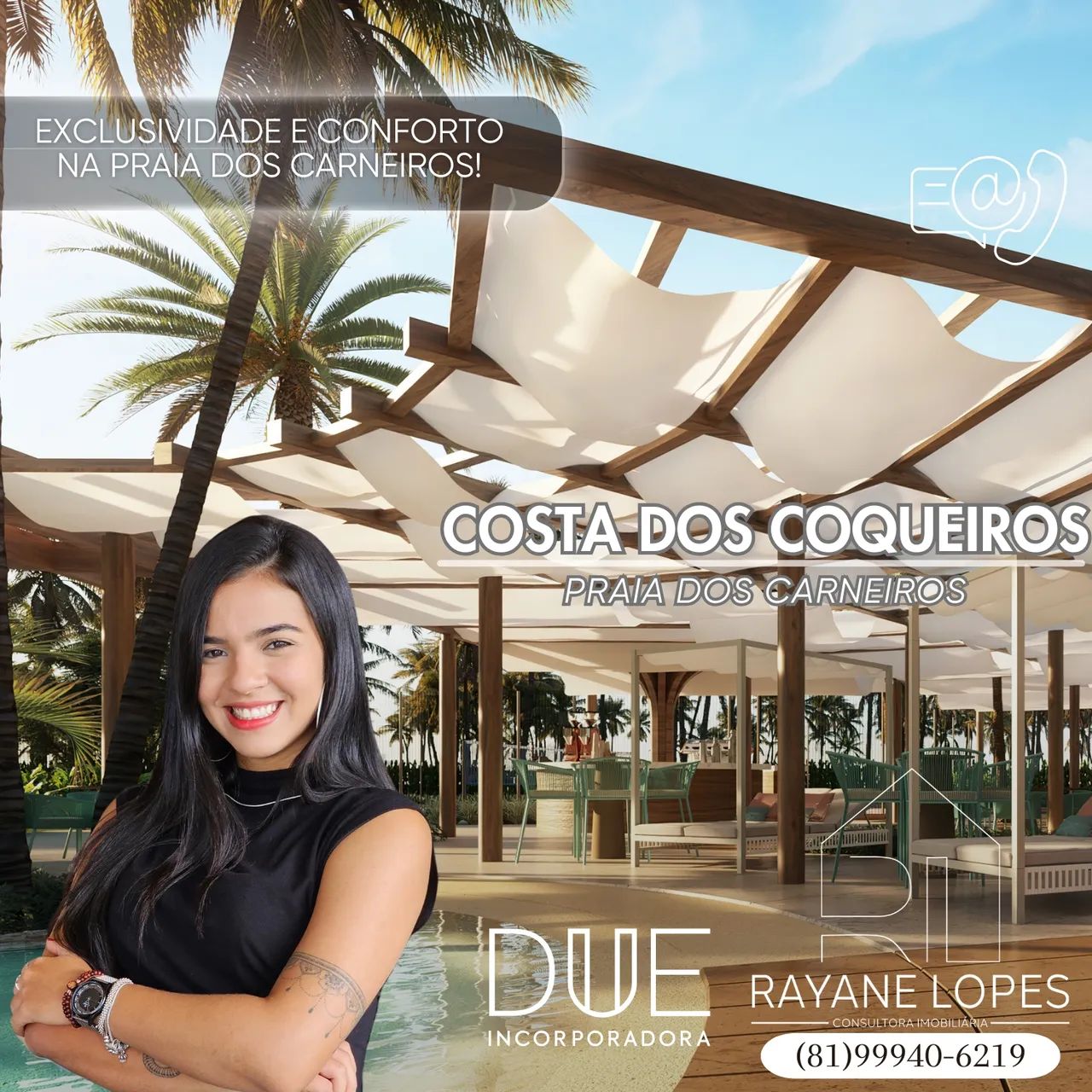 Apartamento próximo ao Parque AcquaVenture | Diversão e praia no mesmo lugar