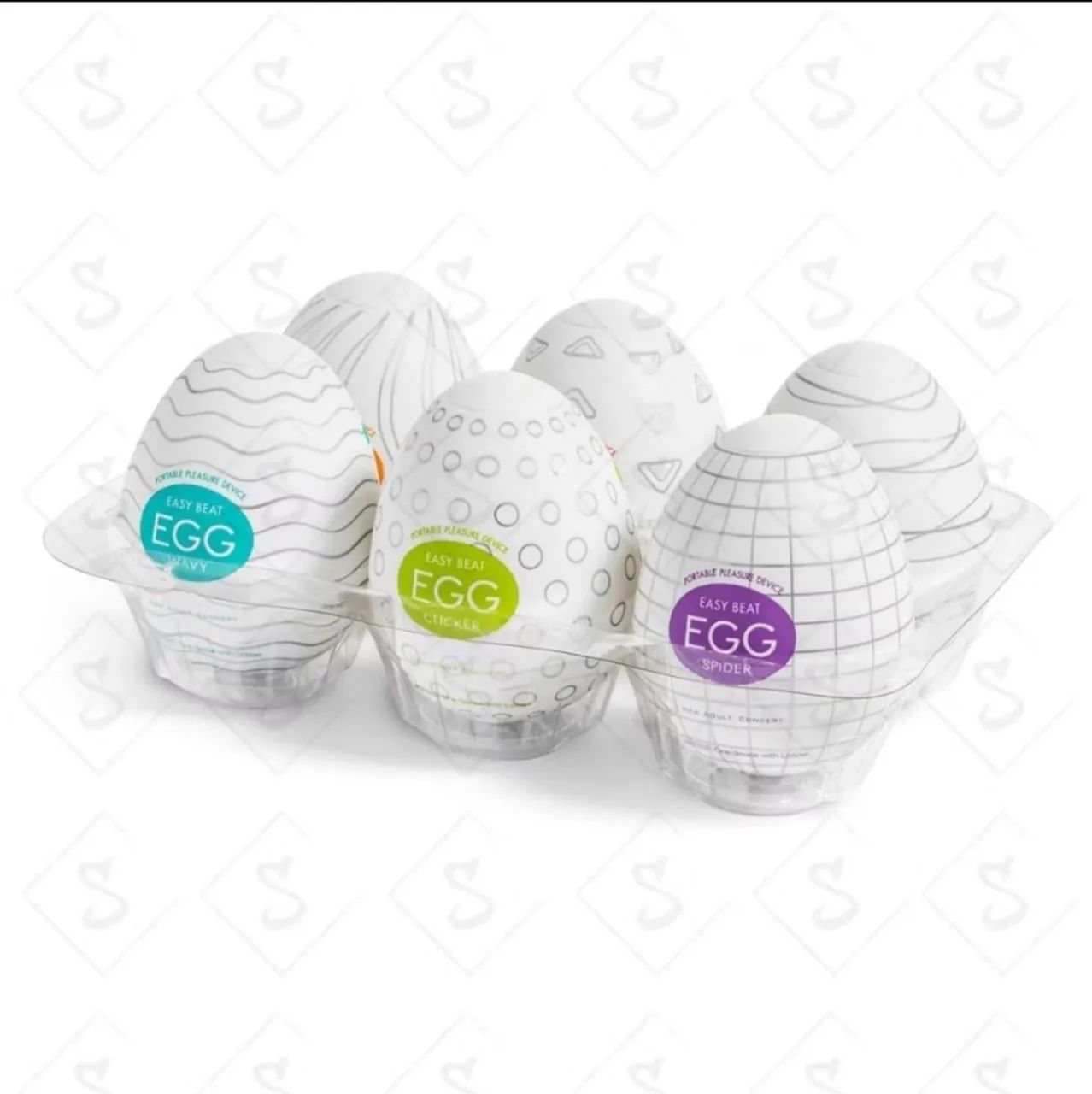 Massageador egg Pack com 6 unidades