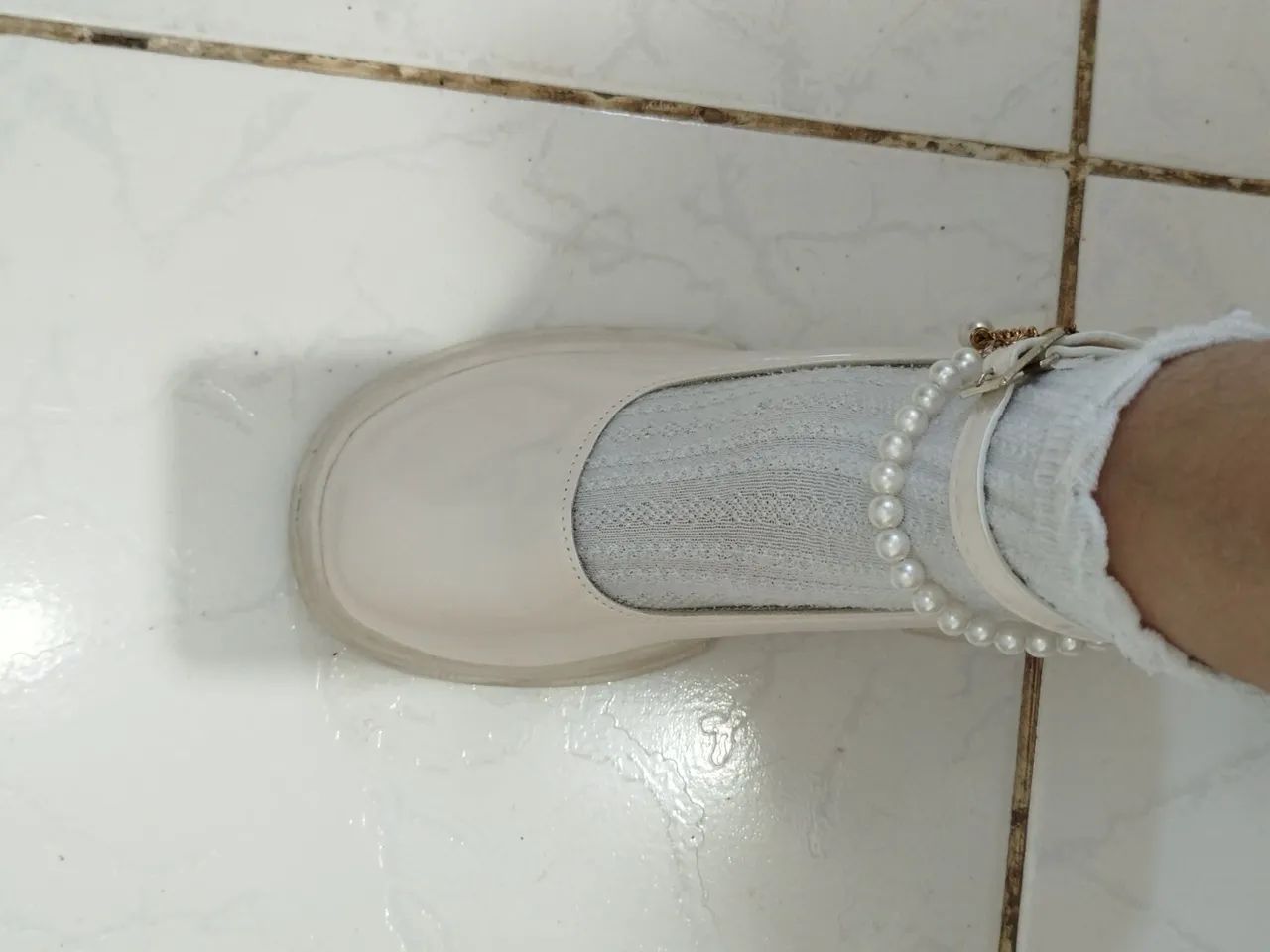 Sapato Mary Jane off-white, 36 - Foto 2