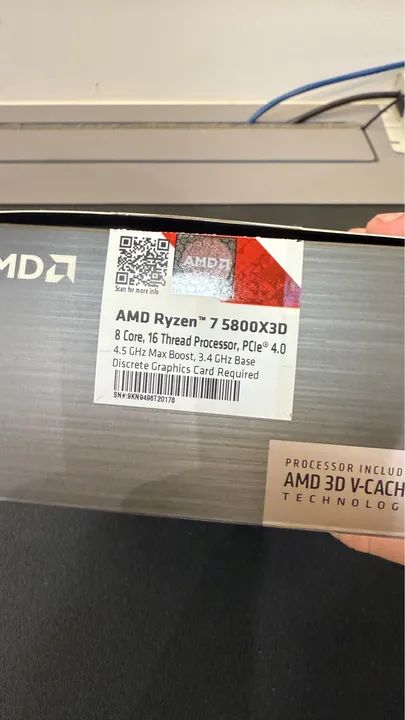 Processador AMD Ryzen 7 5800X3D - Foto 3