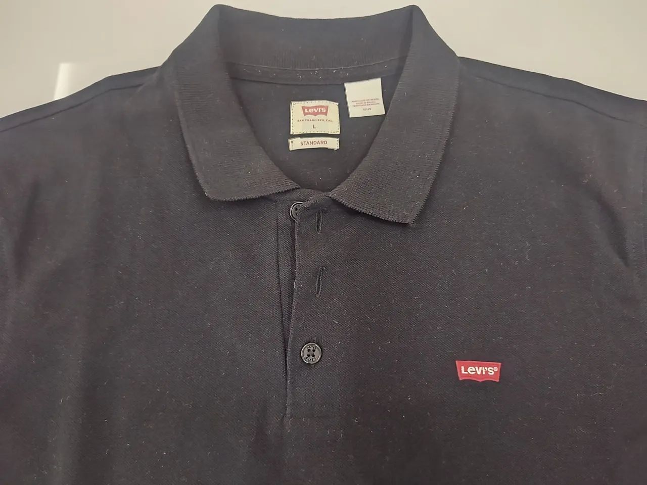 Polo Levi's Masculina Preta - Foto 2