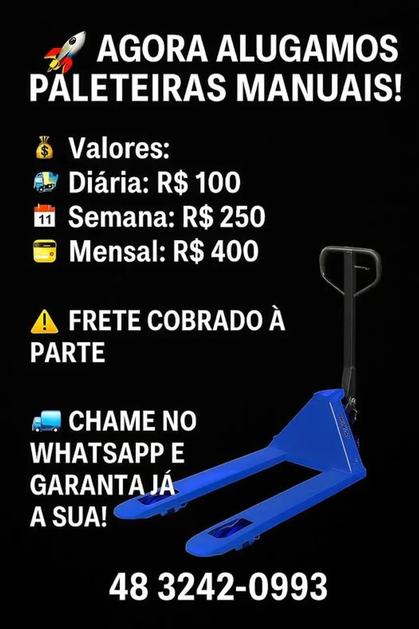 Locação de Paleteiras Manuais - Foto 4