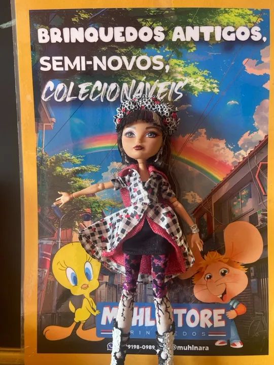 Boneca Ever After High Cerise Hood Filha Da Chapeuzinho Vermelho