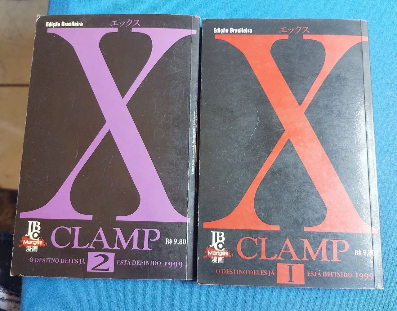 Kamui x Shirou e Hinoto - X - Mangá 1 e 2 - CLAMP - Foto 4