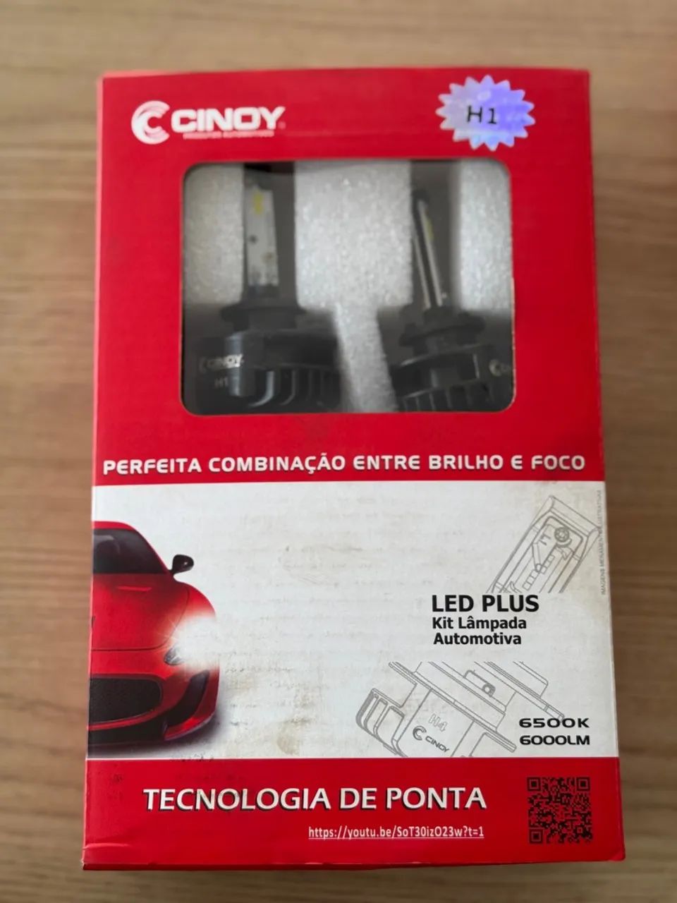 Lâmpadas de led H1 e H7 Kit Cinoy 6500k - Foto 5