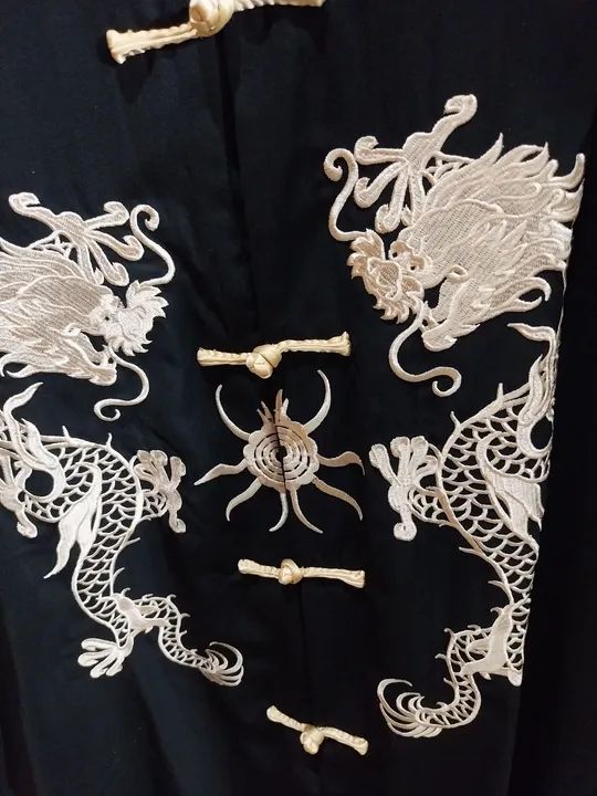 Kimono tipo Bruce Lee Chinês bordado e peça unica - Foto 4